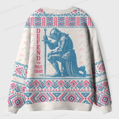 Pagewings Life Before Death Unisex Ugly Cardigan Sweaters