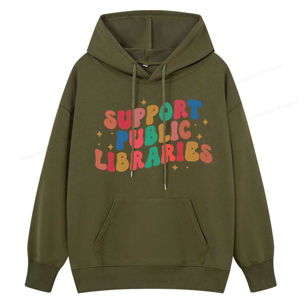 Pagewings Public Library Unisex Classic Hoodie