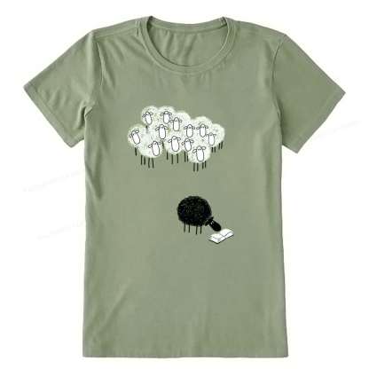 Pagewings Reading Fluffy Flock Unisex Classic T-shirt