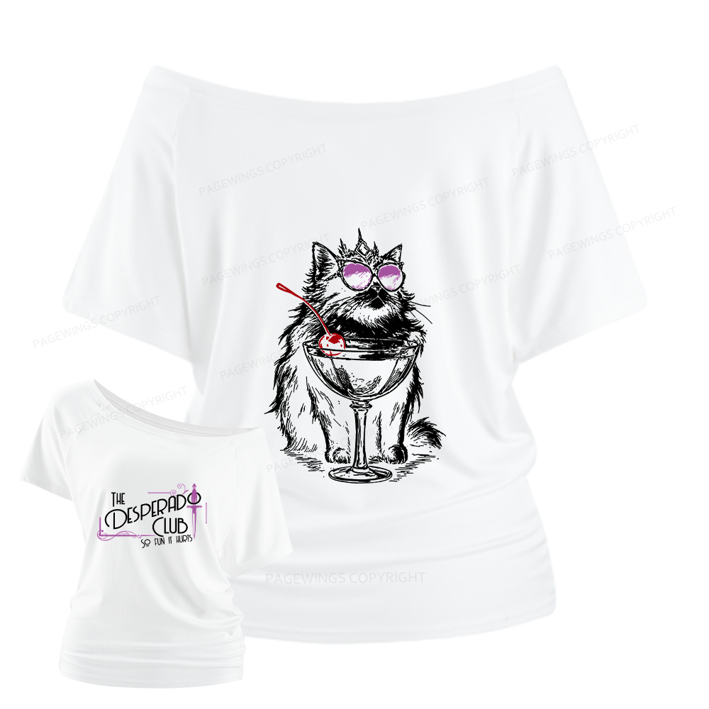 Pagewings Desperado Club Women Off Shoulder T-shirts