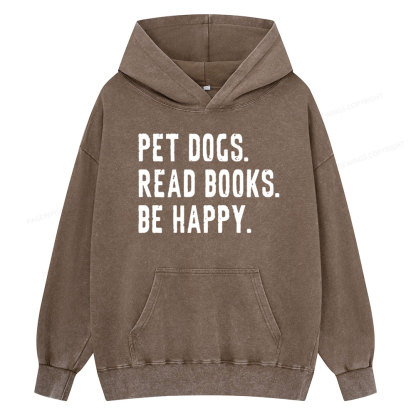 Pagewings Book Sweatshirt, Book Lover Gift Unisex Washed Hoodie