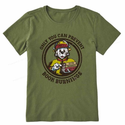 Pagewings Prevent Book Burnings Unisex Classic T-shirt