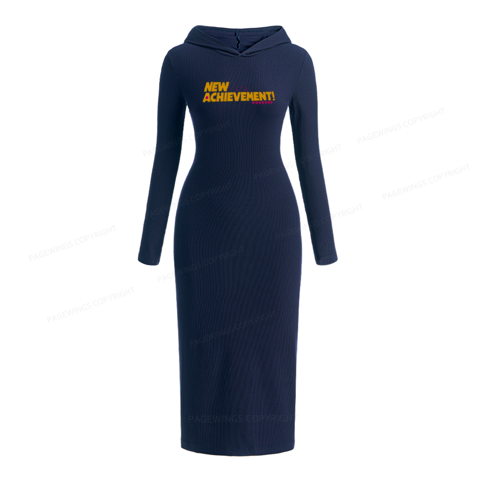 Pagewings New Achievement Hooded Knit Dress