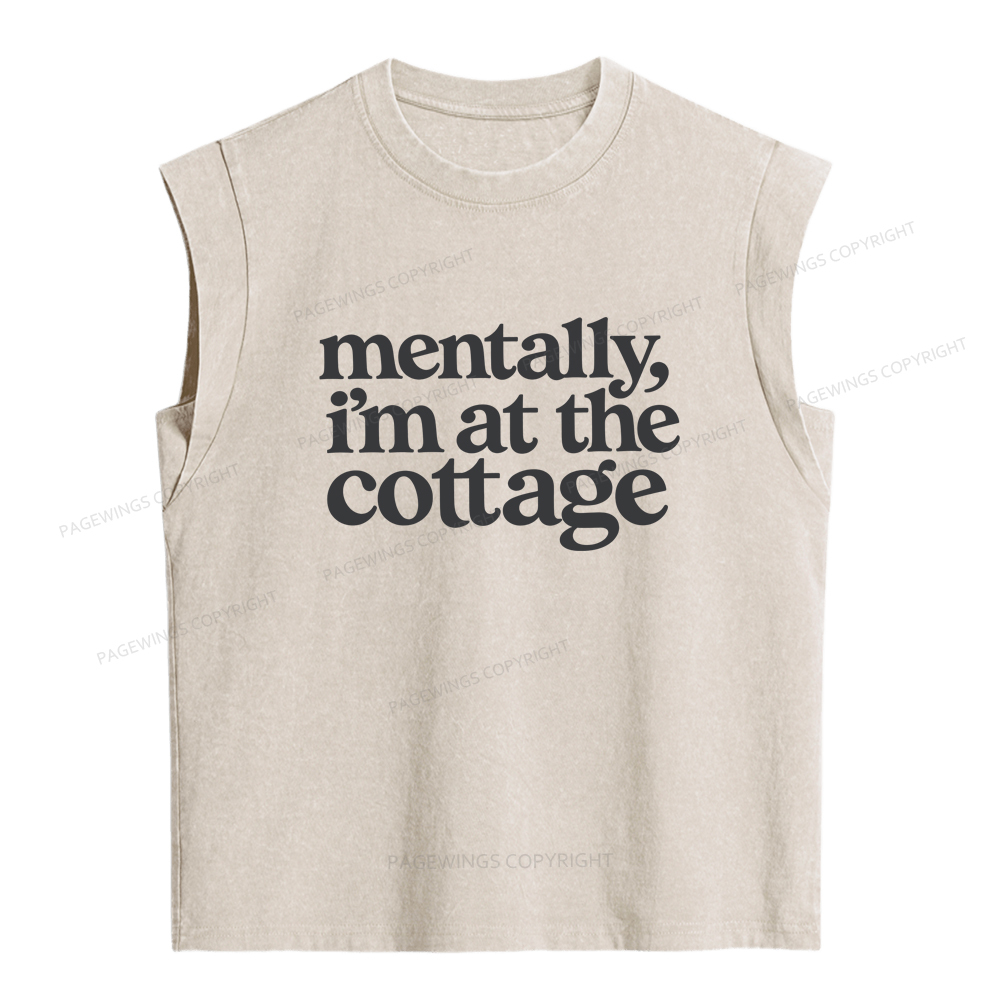 Pagewings At The Cottage Women's Washed Tank Top