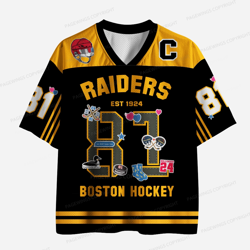 Pagewings Romance Hockey Unisex Mesh Jersey