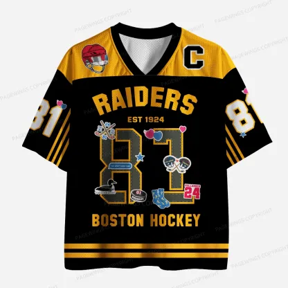 Pagewings Romance Hockey Unisex Mesh Jersey