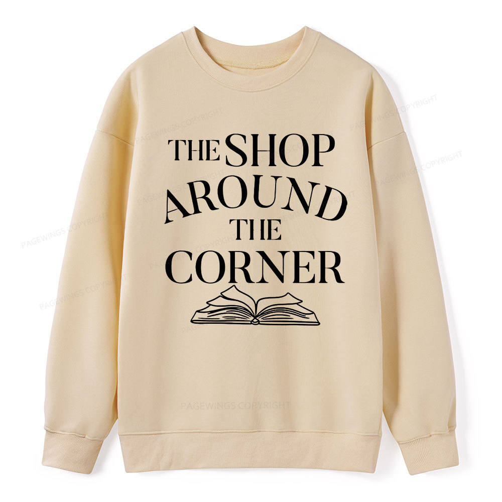 Pagewings The Shop Around The Corner Bookworm  Unisex Classic Sweatshirt