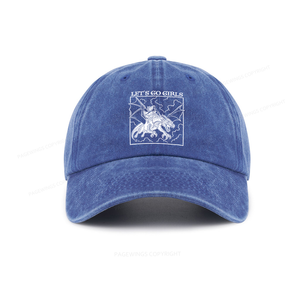 Pagewing Let's Go Girls Washed Cap