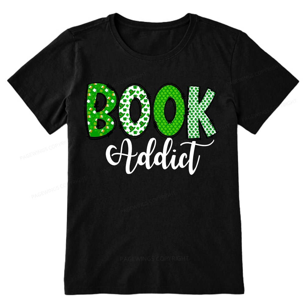 Pagewingsread t Patrick's Day Gift for bookworm,Book Lovers Unisex Classic T-shirt