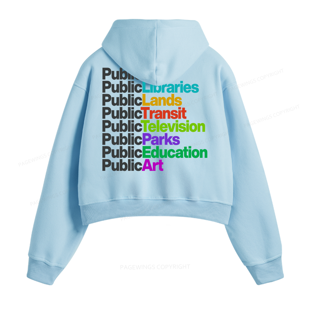Pagewings Public Libraries Fleece Zip-Up Hoodie