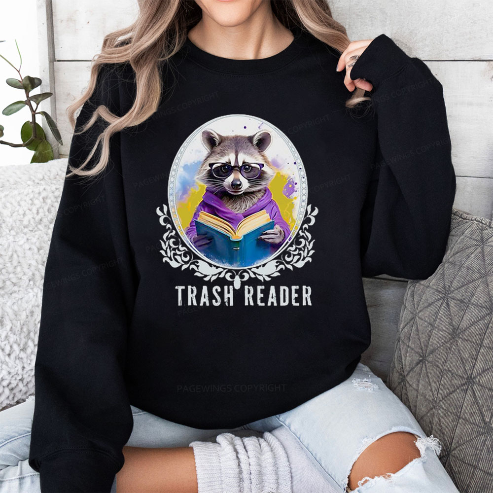 Pagewings Trash Reader Unisex Classic Sweatshirt