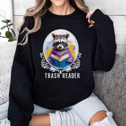 Pagewings Trash Reader Unisex Classic Sweatshirt
