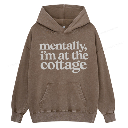 Pagewings At The Cottage Unisex Washed Hoodie