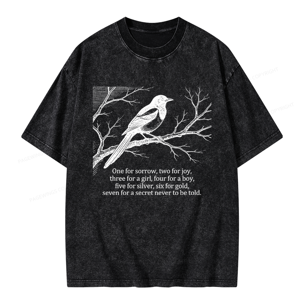 Pagewings Whodunnit Lover Unisex Washed T-shirt