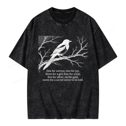 Pagewings Whodunnit Lover Unisex Washed T-shirt