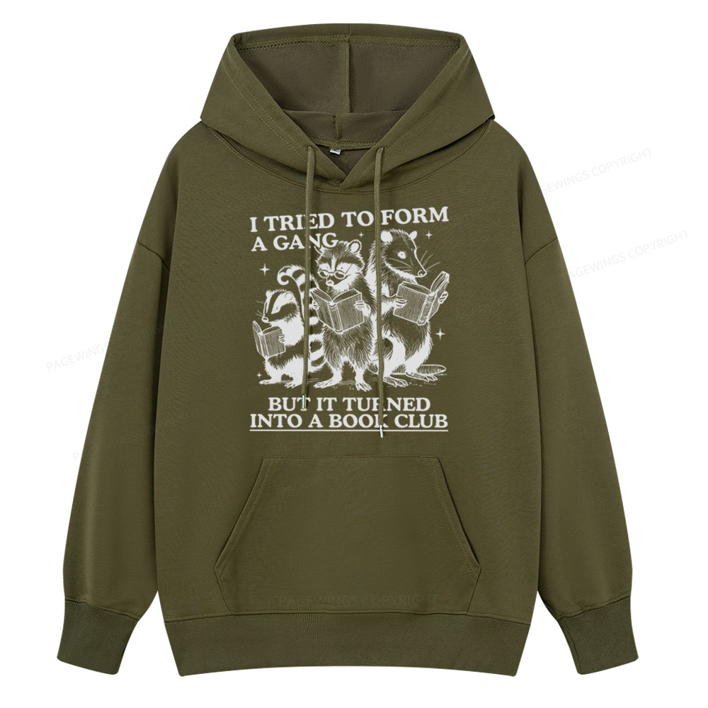 Pagewings A Gang Turn Into A Book Club Unisex Classic Hoodie