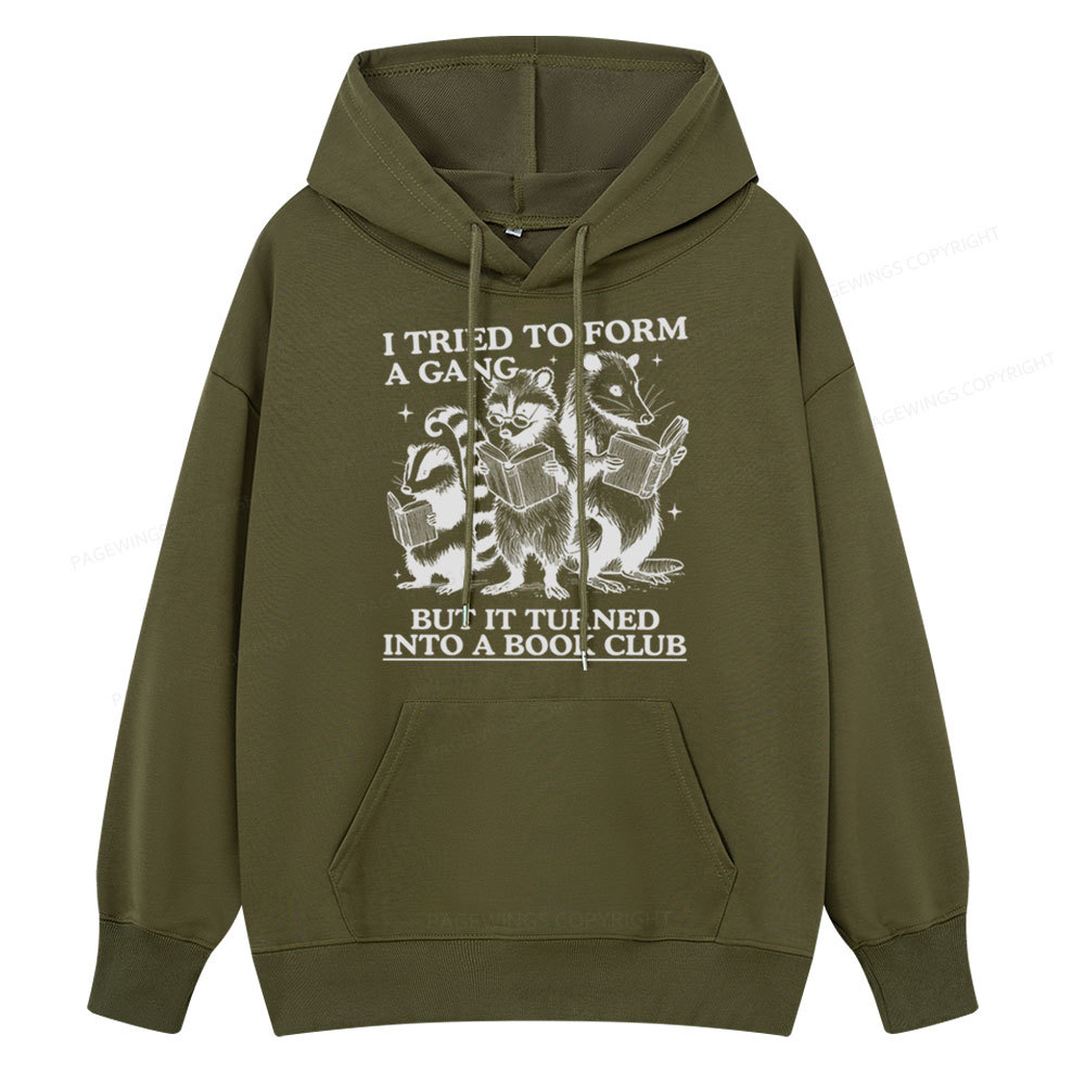 Pagewings A Gang Turn Into A Book Club Unisex Classic Hoodie