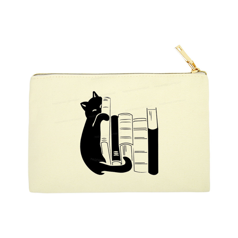 Pagewings Books And Cats Pouch