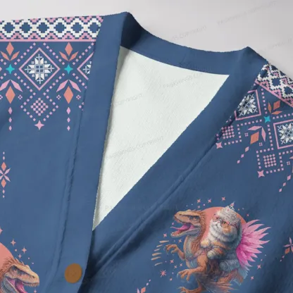 Pagewings Book Lover Unisex Ugly Cardigan Sweaters