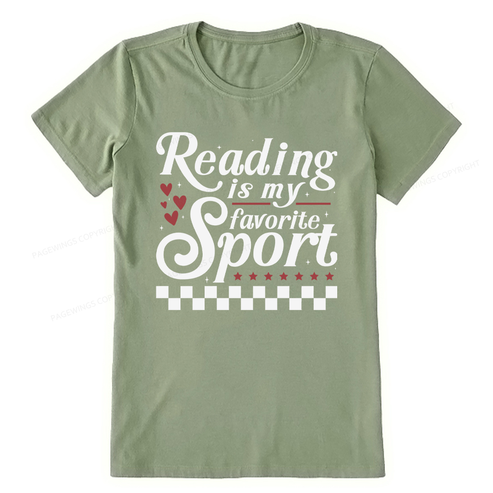 Pagewings Reading Is My Favorite Sport Unisex Classic T-shirt