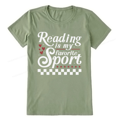 Pagewings Reading Is My Favorite Sport Unisex Classic T-shirt