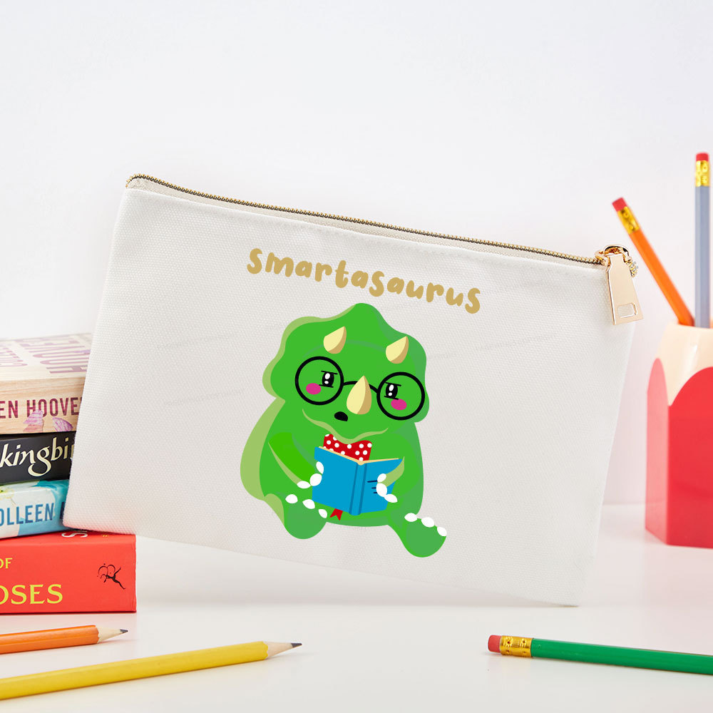 Pagewing Smart Dinosaur Is Reading Seriously Pouch