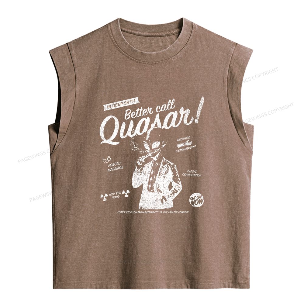 Pagewings Sci Fi Bookish Women's Washed Tank Top