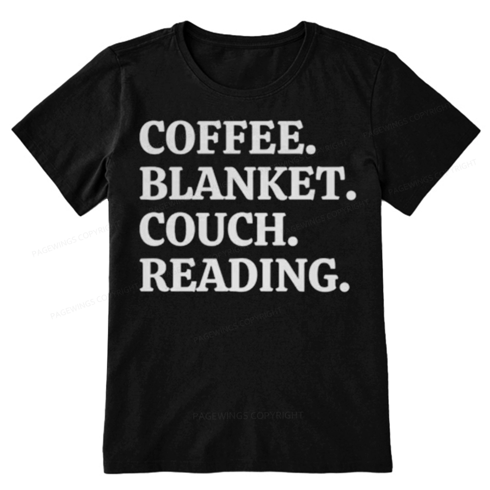 Pagewings Coffee Blanket Couch Reading Unisex Classic T-shirt