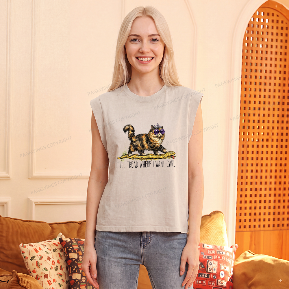 Pagewings Sci-Fi Reading Women's Washed Tank Top
