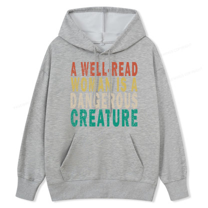 Pagewings A Well-Read Woman Is A Dangerous Creature Unisex Classic Hoodie