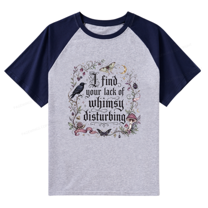Pagewings Lack of Whimsy Raglan T-shirt
