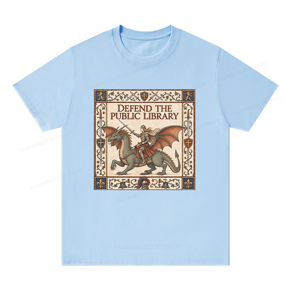 Pagewings Defend the Public Library Unisex Classic T-shirt