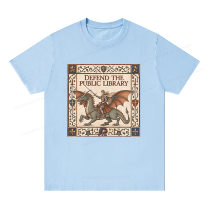 Pagewings Defend the Public Library Unisex Classic T-shirt