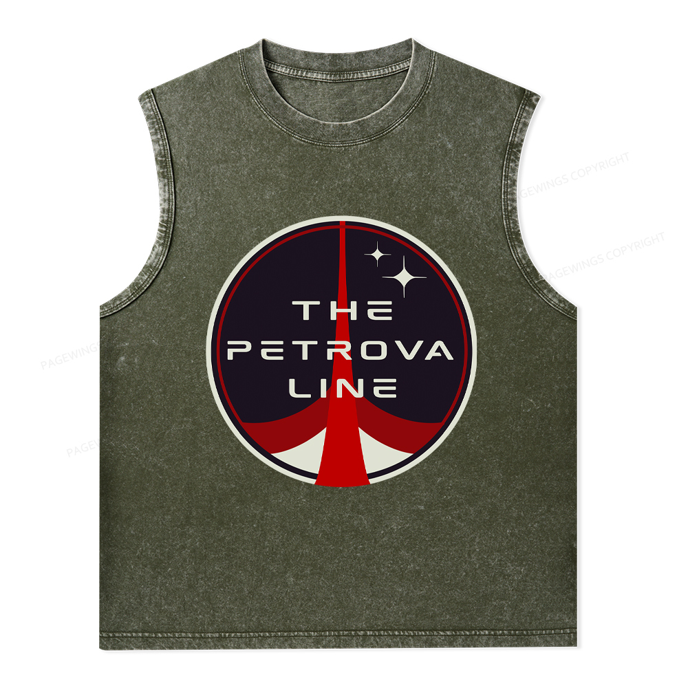 Pagewings The Petrova Line Unisex Washed Tank Top