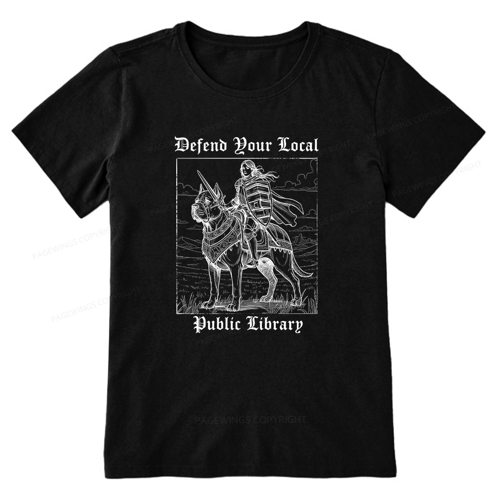 Pagewings Defend Your Local Public Library Unisex Classic T-shirt