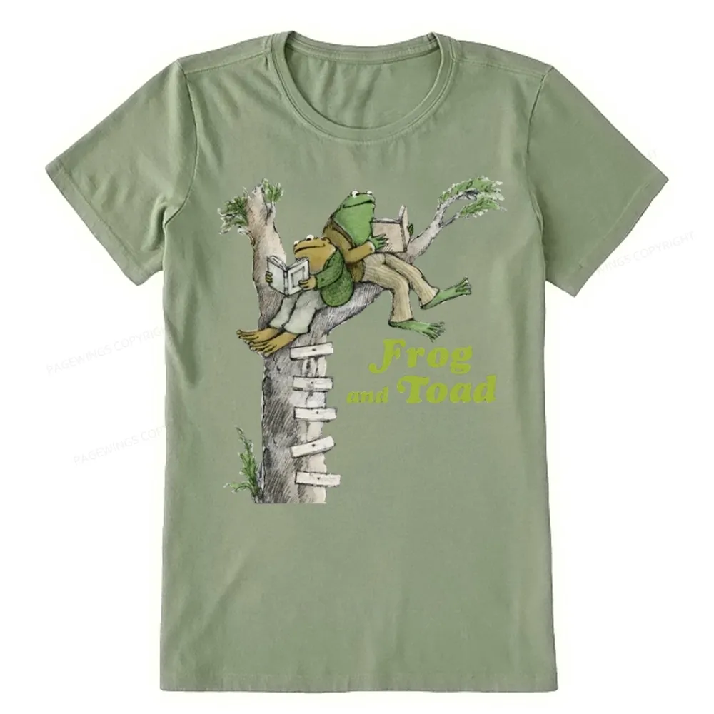 Pagewings Frog and Toad Old Book Unisex Classic T-shirt