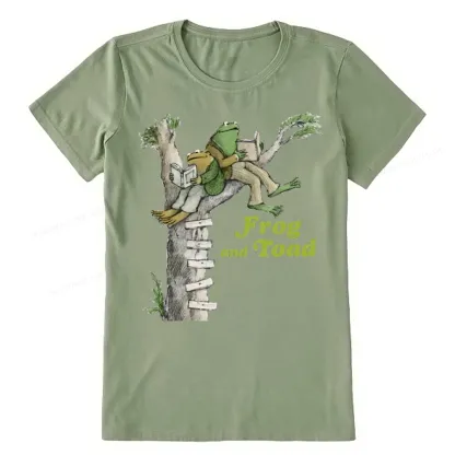 Pagewings Frog and Toad Old Book Unisex Classic T-shirt