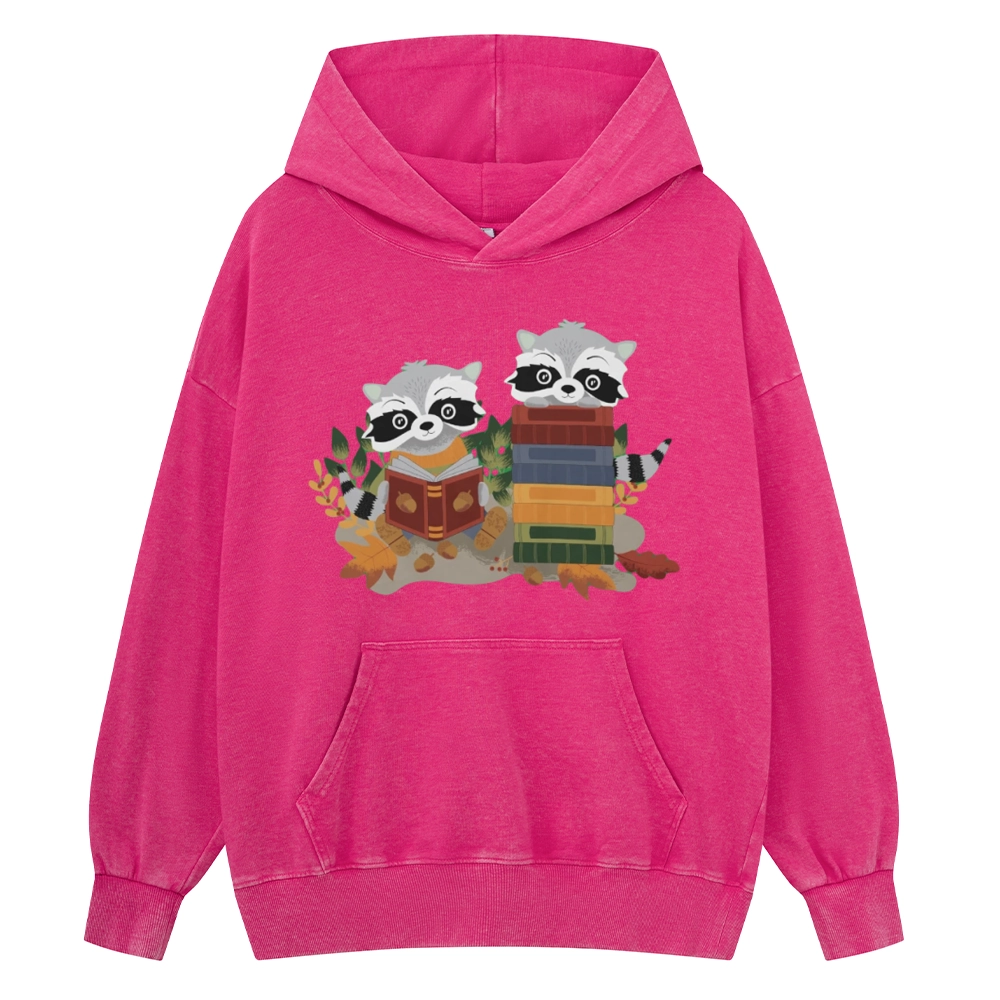 [Copy]Pagewings Touch My Books I Will Slap You So Hard Unisex Washed Hoodie