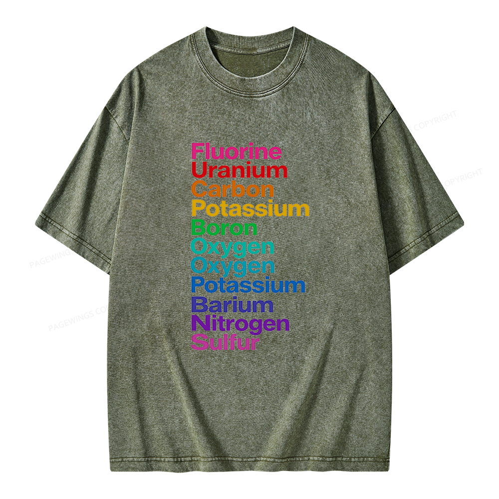 Pagewings Fuck Book Bans Unisex Washed T-shirt