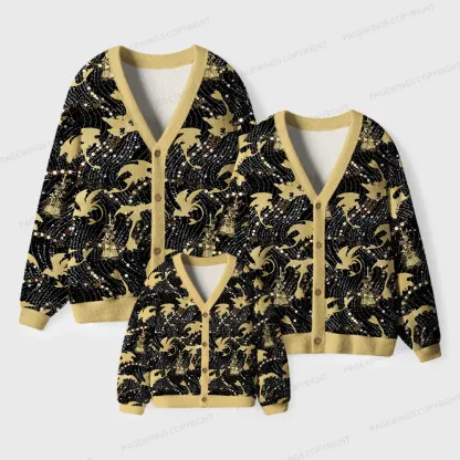 Pagewings Fantasy Book Lover Unisex Ugly Cardigan Sweaters