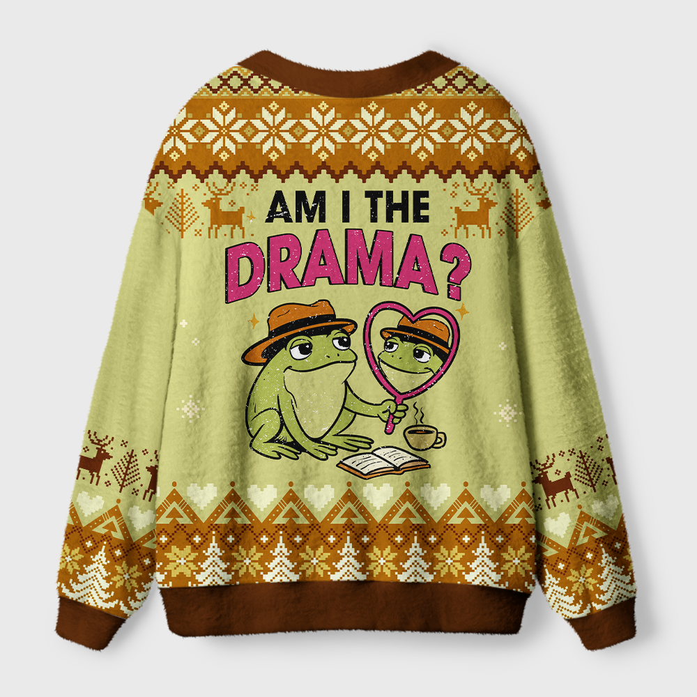 Pagewings Am I The Drama Light Knit Unisex Cardigan Sweaters