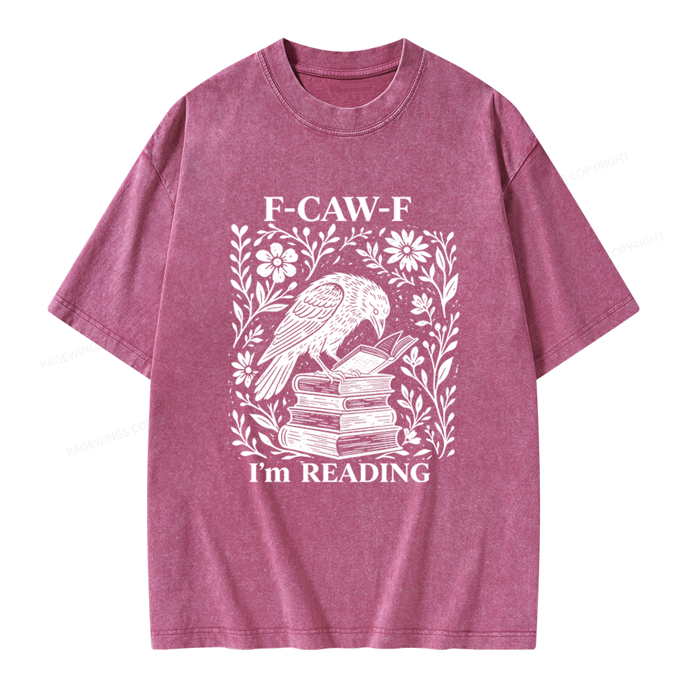 Pagewings I'm Reading Unisex Washed T-shirt