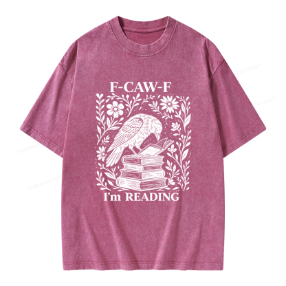 Pagewings I'm Reading Unisex Washed T-shirt