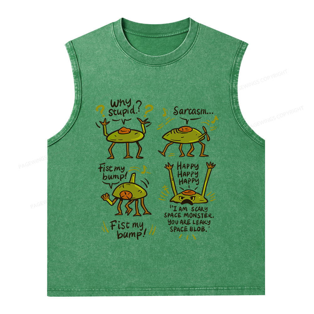 Pagewings Rocky Amaze Book Lover Unisex Washed Tank Top