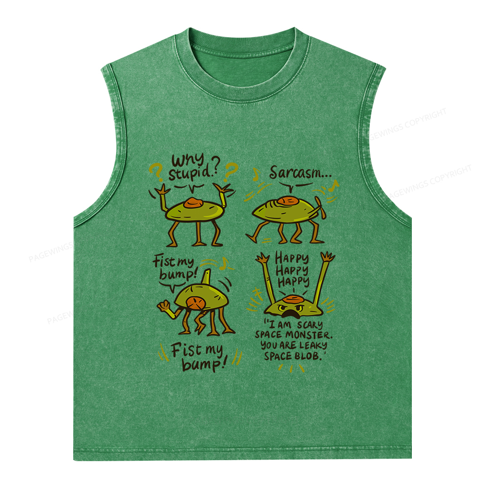 Pagewings Rocky Amaze Book Lover Unisex Washed Tank Top