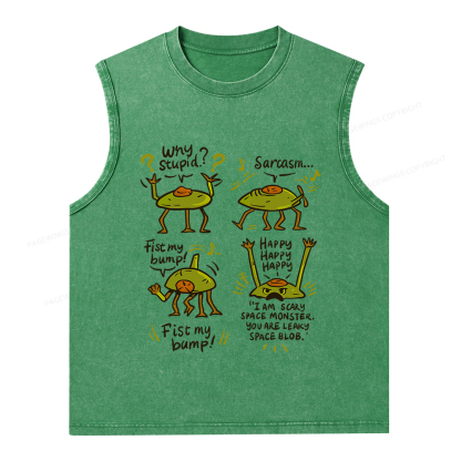 Pagewings Rocky Amaze Book Lover Unisex Washed Tank Top