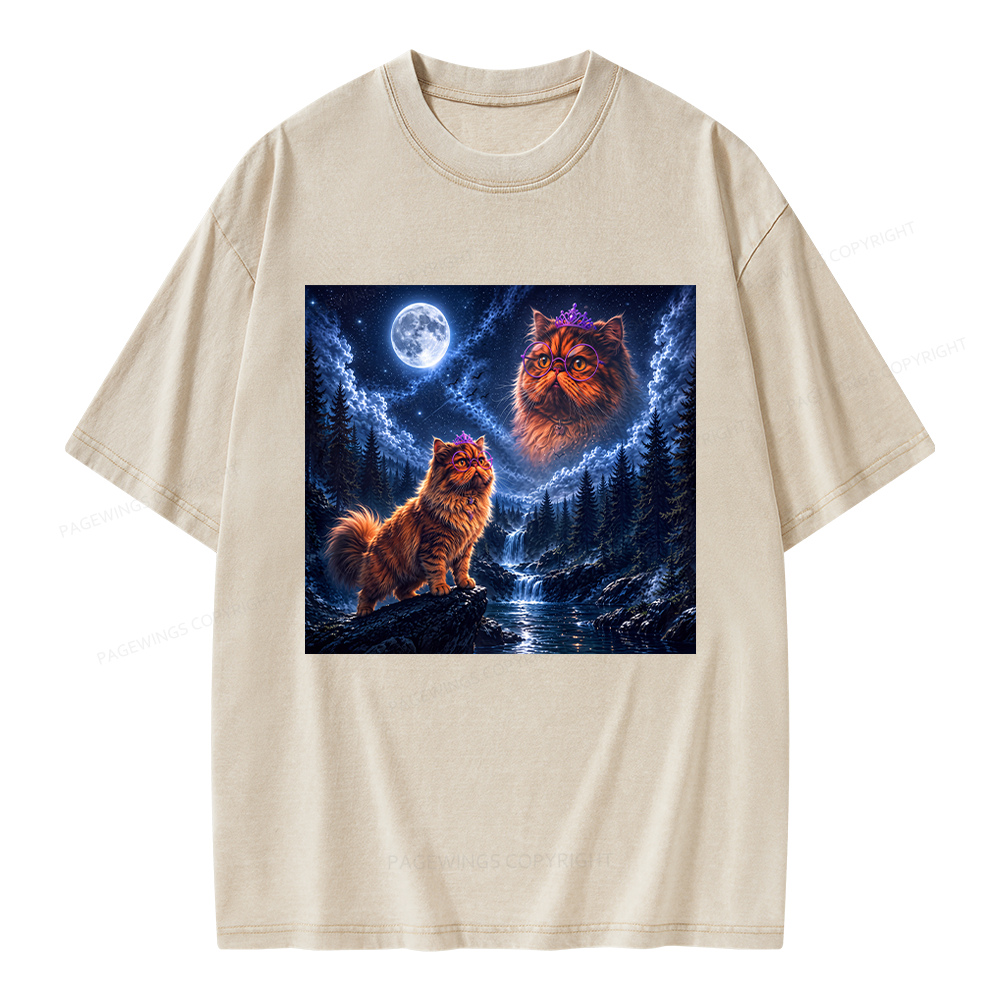 Pagewings Sci Fi Books Lover Unisex Washed T-shirt