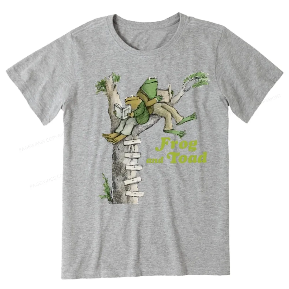 Pagewings Frog and Toad Old Book Unisex Classic T-shirt