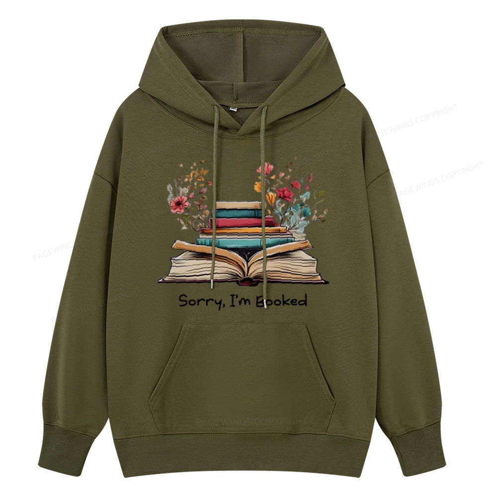 Pagewings Sorry I'm Booked Unisex Classic Hoodie