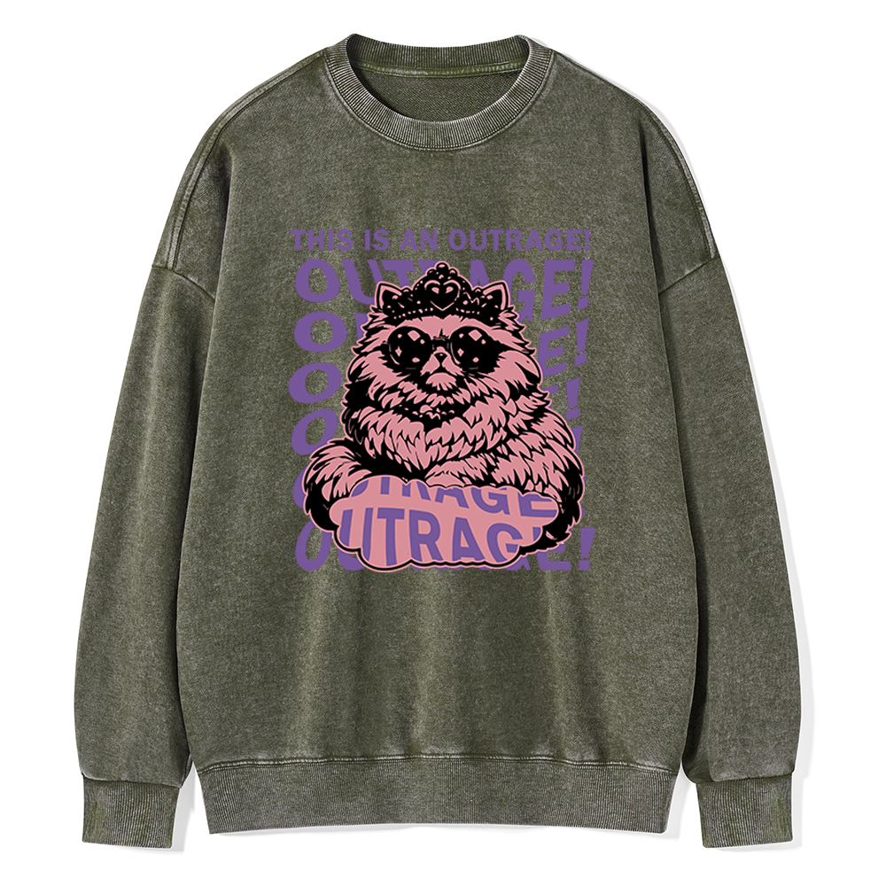 Pagewings Sci-Fi Novel Lover Unisex Washed Sweatshirt